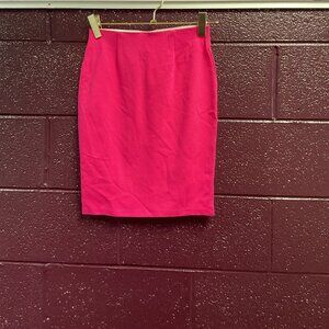 Hot Pink Pencil Skirt – Size Medium